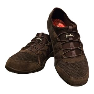 Skechers Laceless Brown Sneakers Sz 8